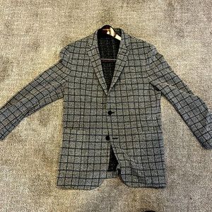 Vince Camuto Grey and Black Sport Jacket
